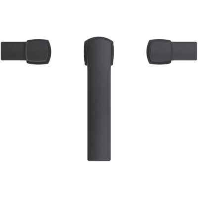 Pfister Black Deckard 3-hole Roman Tub, Trim Only RT6-5DAB