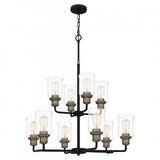 Quoizel COX5030MBK Cox Chandelier 10 lights matte black Chandelier