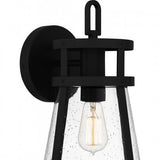 Quoizel BAB8409MBK Barber Outdoor wall 1 light matte black Outdoor Lantern