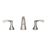 Gerber D304222BS Antioch Two Handle Widespread Lavatory Faucet - Satin Black