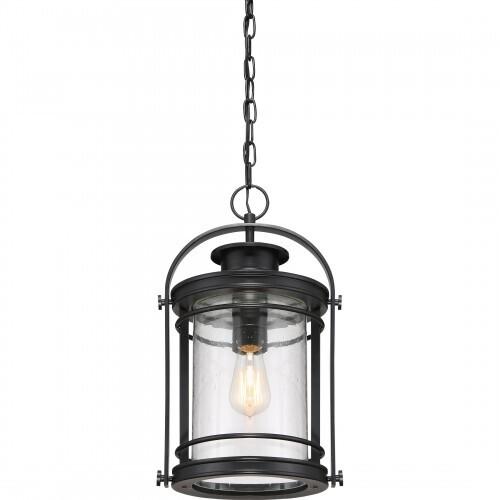 Quoizel BKR1510K Booker Mini pendant 1 light mystic black Mini Pendant