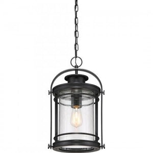Quoizel BKR1510K Booker Mini pendant 1 light mystic black Mini Pendant