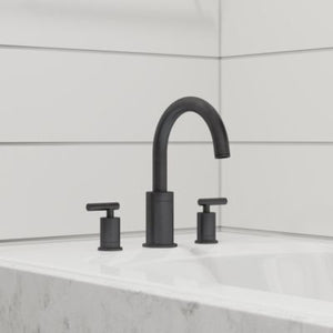 Pfister Matte Black 2-handle Roman Tub Trim, Less Hub & Handles RT6-5NCB