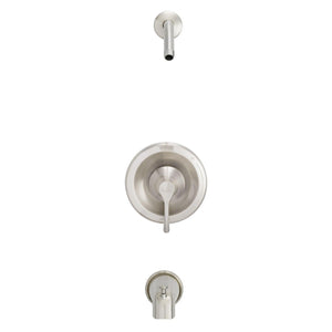Gerber D510022LSBNTC Brushed Nickel Antioch Tub & Shower Trim Kit, Without Showerhead
