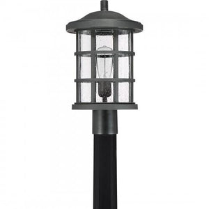 Quoizel CSE9010EK Crusade Outdoor post earth black Outdoor Lantern