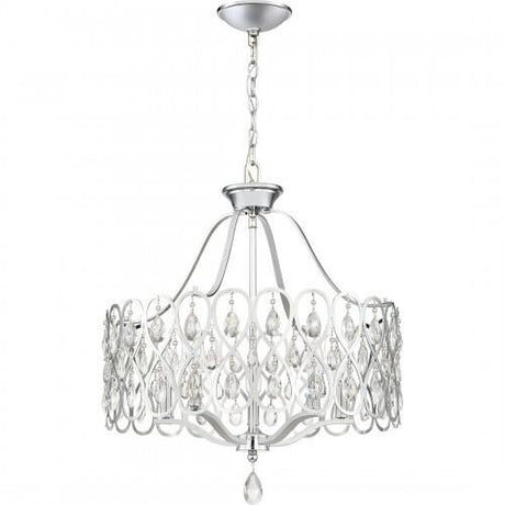 Quoizel LUL5022C Lulu Chandelier 5 light polished chrome Chandelier