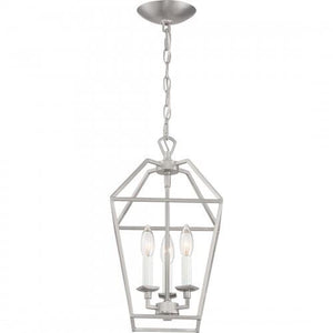 Quoizel AVY5203BN Aviary Pendant Ceiling Lighting, 3-Light, 180 Watts, Brushed Nickel (Showroom Display for Sale))