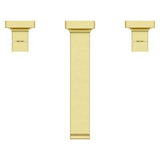 Brushed Gold 2-handle 8" Widespread Wall Mount Bathroom Faucet WITH... LG49-VRV3BG