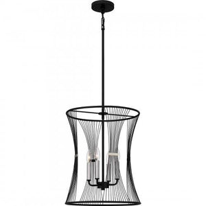 Quoizel LEI2816MBK Leiland Pendant 4 lights matte black. Pendant