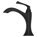 Rhen Single Control 4" Centerset Lavatory Faucet in Matte Black