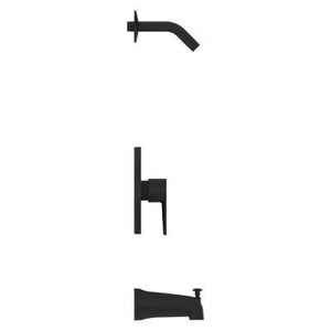 Pfister Matte Black 1-handle Tub & Shower Trim R89-070B