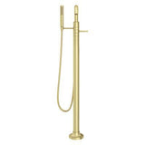 Tenet Tub Filler with Handshower in Brushed Gold