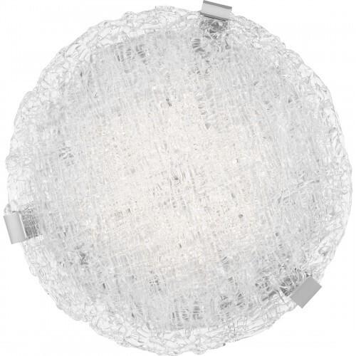 Quoizel PCWR1615C Winter Led 15"d semi flush plsh chrm Flush Mount