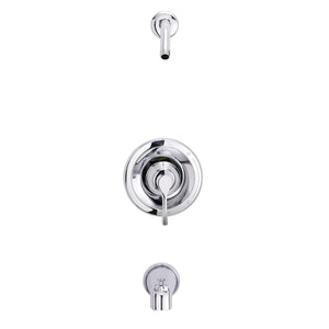 Gerber D510022LSBNTC Brushed Nickel Antioch Tub & Shower Trim Kit, Without Showerhead