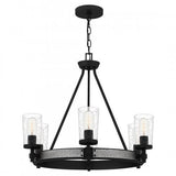 Quoizel ALP5026EK Alpine Chandelier 6 lights earth black Chandelier