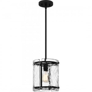 Quoizel FTS1509EK Fortress Mini pendant 1 light earth black Mini Pendant