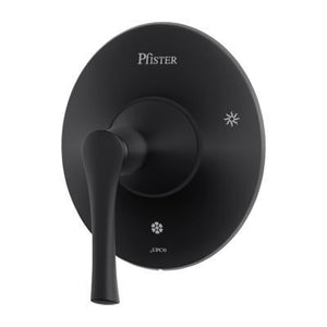 Rhen 1-Handle Tub & Shower Valve Only Trim in Matte Black