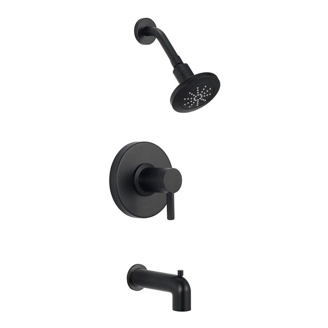 Gerber D512030BNTC Brushed Nickel Amalfi Tub & Shower Trim Kit, 2.0GPM
