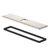 Gerber DA617054BS Satin Black Mid-town Cover Plate Assembly for 8" Kitchen Faucet