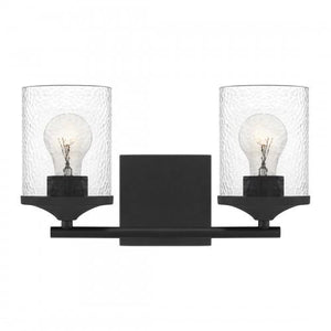 Quoizel ABR8614MBK Abner Bath 2 light matte black Bath