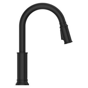 Pfister Matte Black 1-handle Pull-down Kitchen Faucet GT529-COLB