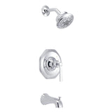 Gerber D501028BNTC Brushed Nickel Draper Tub & Shower Trim Kit, 1.75GPM