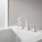 Bronson 2-Handle Complete Roman Tub Trim in Polished Chrome