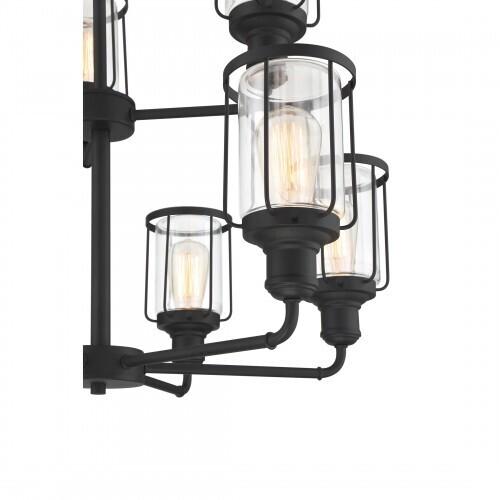 Quoizel LUD5028EK Ludlow Chandelier 9 light earth black Chandelier