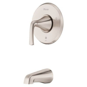 McAllen 1-Handle Tub Only Trim Kit in Spot Defense Brushed Nickel