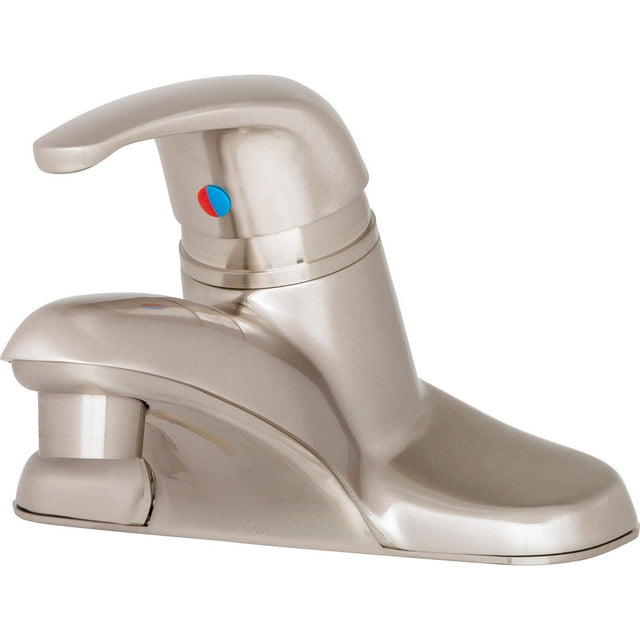 Gerber G0040113 Chrome Maxwell Single Handle Lavatory Faucet Less Drain 1.2GPM