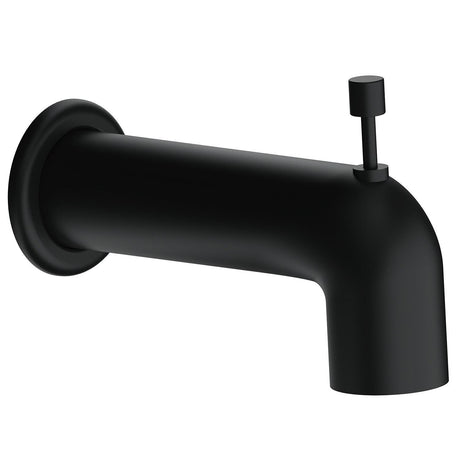Gerber DA666934BS Satin Black Parma Wall Mount Tub Spout With Diverter