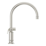 Port Haven 2-Handle Kitchen Faucet with Side Spray in Stainless Steel
