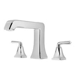 Park Avenue 2-Handle Complete Roman Tub Trim in Polished Chrome