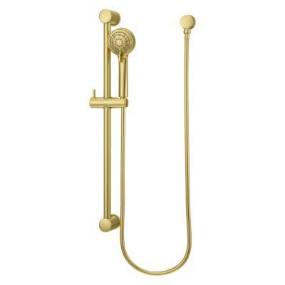 Pfister Brushed Gold Ada Handheld Shower With Slide Bar