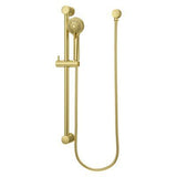 Pfister Brushed Gold Ada Handheld Shower With Slide Bar