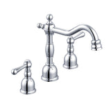 Gerber D303257BN Brushed Nickel Opulence Two Handle Widespread Lavatory Faucet