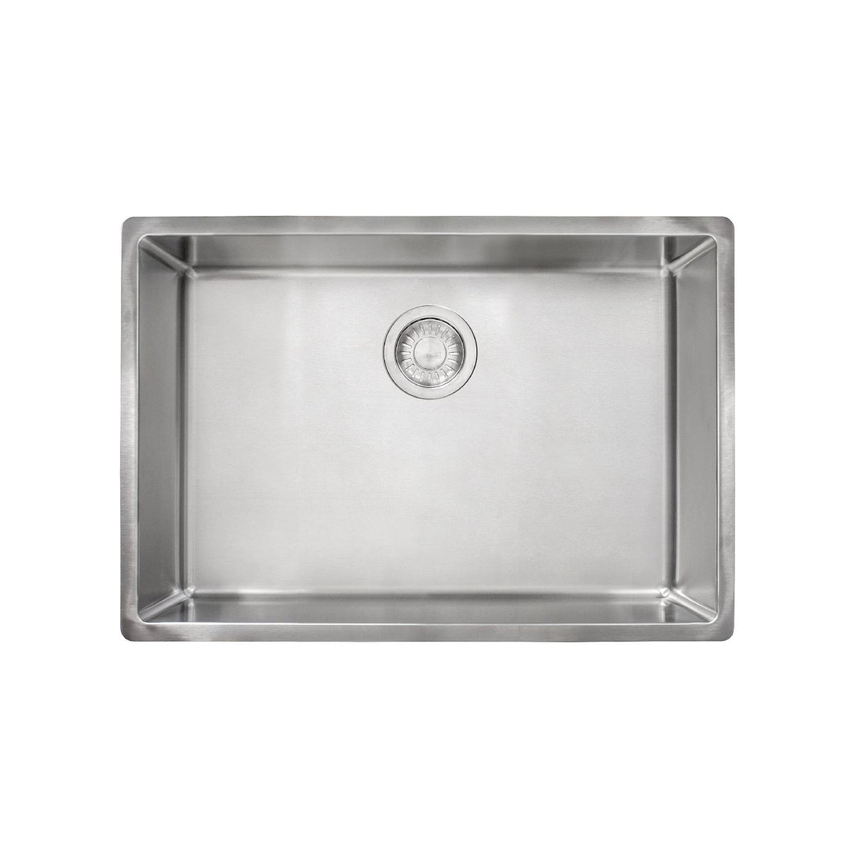 FRANKE CUX11025 Cube 26.6-in. x 17.7-in. 18 Gauge Stainless Steel Undermount Single Bowl Kitchen Sink - CUX11025 In Pearl