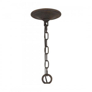 Quoizel FSN3525RK Fusion Outdoor pendant 6 light rustic black Pendant