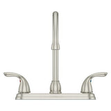 Pfirst Series 2-Handle Kitchen Faucet in Stainless Steel