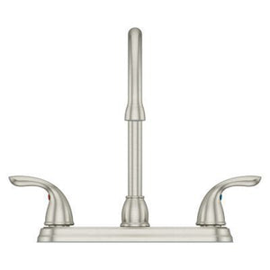 Pfister Brushed Nickel Pfirst Series 2-handle Kitchen Faucet G136-200S
