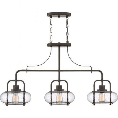 Quoizel TRG338OZ Trilogy Island 3 light old brnz Island Light