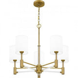 Quoizel GCN5026AB Gretchen Chandelier 5 lights aged brass Chandelier