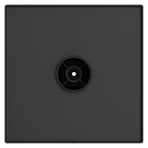 Pfister Matte Black Shower Valve Only Trim Without Handles R89-1VRVB
