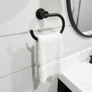Pfister Matte Black Towel Ring BRB-NC1B