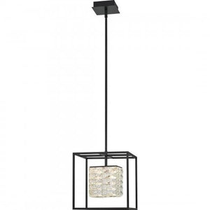 Quoizel PCDZ2812MBK Dazzle Pendant led light matte black Pendant
