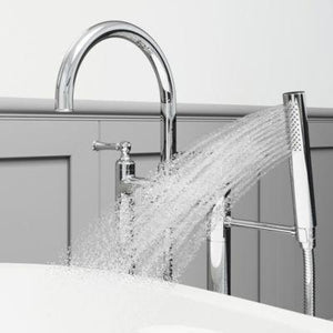 Pfister Polished Chrome Tisbury Free Standing Tub Filler LG6-1TBC