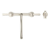 Port Haven 2-Handle Kitchen Faucet with Side Spray in Polished Nickel