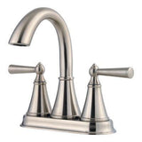 Saxton 2-Handle 4" Centerset Bathroom Faucet in Brushed Nickel
