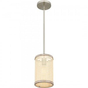 Quoizel SYA1506BN Syrah Mini pendant 1 light brushed nickel Mini Pendant