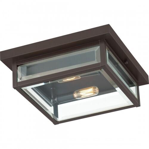 Quoizel WVR1312WT Westover Flush mount 2 lights western bronze Flush Mount